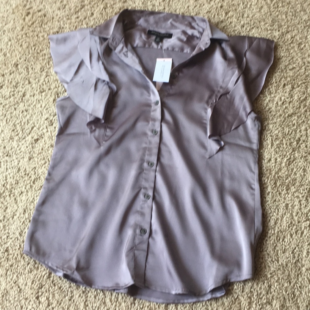 XS Banana Republic grey top. NWT